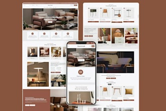 luxurious home decor shopify store furniture store home decor furniture website