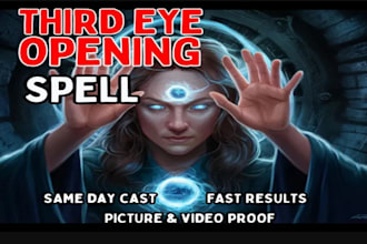 cast third eye activation of psychic abilities 3rd eye opening spell