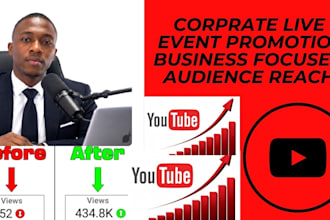 promote youtube live stream video promotion live engagement video streaming