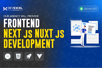 provide nextjs nuxtjs development