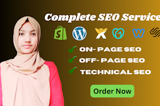 do complete SEO services for wordpress, wix, shopify, weebly and squarespace