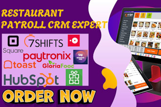 setup square pos infrasys toast loyverse paytronix opentable eat app 7shifts crm