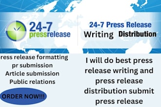 do best press release writing, press release distribution, submit press release