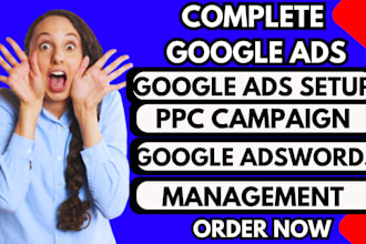 google ads management, go ogle adswords, ppc campaign, go ogle ads setup