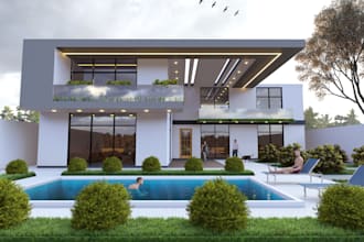 do architectural exterior 3d modeling and rendering