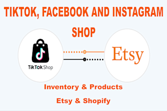 set up a tiktok shop and integrate it with your shopify or etsy store