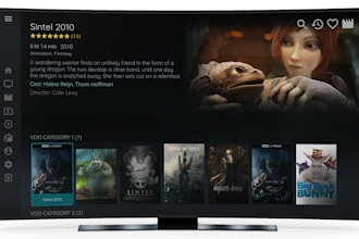 develop iptv app, live streaming app, mobile app, roku app