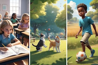 illustrate children storybook, illustration, children storybook illustration