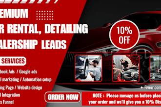 generate car dealership leads car rental website car detailing car rental leads