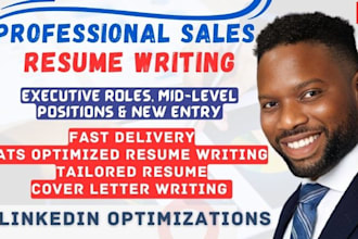 write sales and marketing resume, tech sales resume, executive resume writing