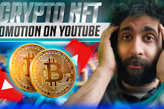 promote your crypto token, coin on my youtube channel