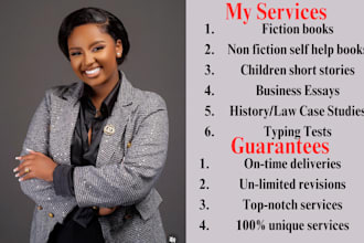 ghostwrite your book or ebook and write website content