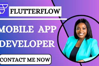 do mobile app development flutter flow developer flutterflow develop IOS android