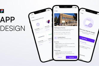 do professional mobile app design, app ui design and figma app design