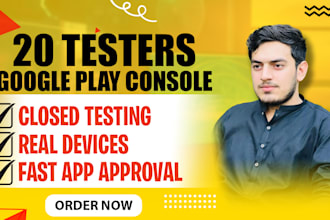 offer 20 testers for google play close app testing