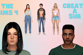 create a sim for you in the sims 4