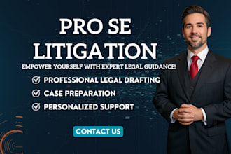 be your lawyer in pro se litigation
