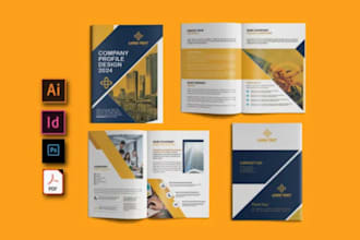 design corporate digital brochure, company profile, annual report, booklet