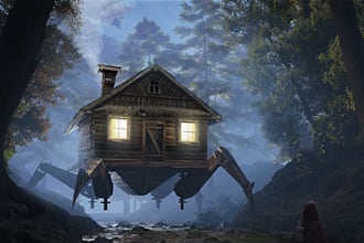 create environment concept art or illustration