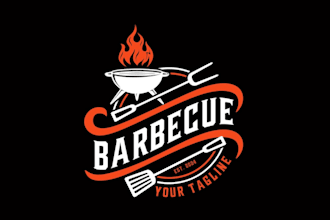 design high quality BBQ  logo with express delivery