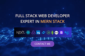 develop custom mern stack websites as a full stack developer