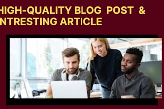 write engaging blog posts and captivating articles
