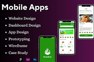 do website ui ux design, mobile app ui ux design, dashboard ui design
