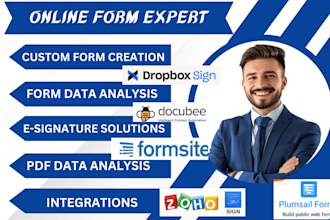 create workmaxform docubee plumsails forms zoho sign dropbox sign formsite