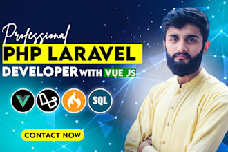 be an expert software developer and develop professional PHP laravel website
