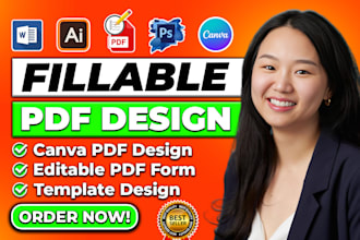 create fillable PDF form, convert to pdf, custom fillable form, editable form
