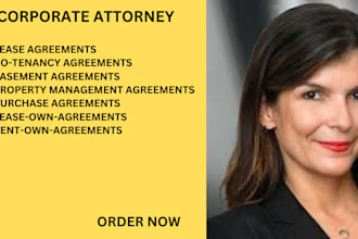 draft or review all property leases, tenancy, contracts, mortgage, agreements