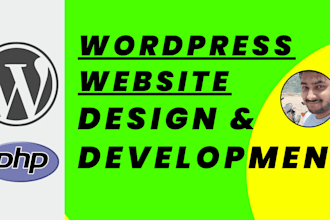 wordpress design and development