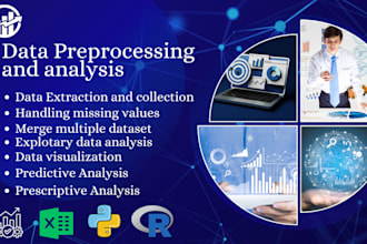 do data analysis in python and excel data cleaning, processing, and dashboard