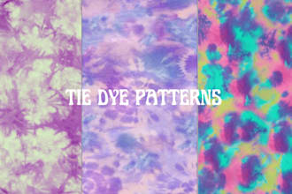 do amazing seamless tie dye pattern designs
