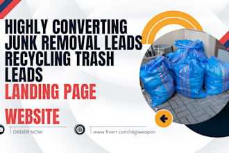 generate junk removal leads junk hauling services garbage removal leads