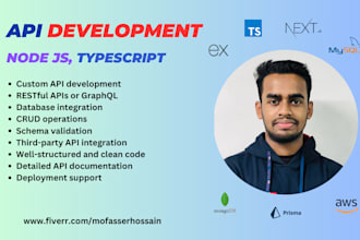 build secure rest apis with nodejs, nestjs, mongodb, sql db
