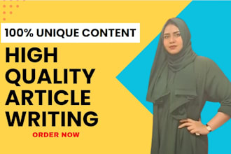 write an engaging and appealing high impact articles that grab attention