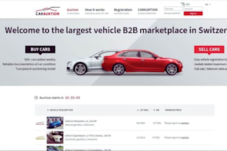 bidding multi vendor auctions wordpress website