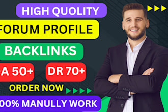 create 1000 quality forum profile and pr9 dofollow backlinks
