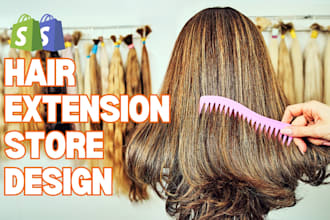 do hair extension shopify store, hair extension store, hair website, hair store