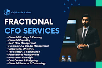 be your fractional cfo for financial strategy, planning and fundraising