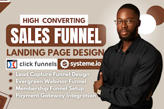 build systeme io landing page, systeme io sales funnel, systeme io website