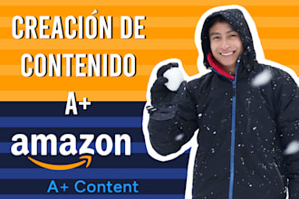 diseñar contenido a plus para amazon, contenido mejorado de marca