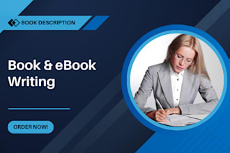 do book or ebook writing and fiction writing with killer plots