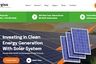 build solar website, roofing website and hvac website