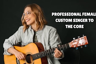add banjo to country and custom song be your female vocalist acoustic guitarist