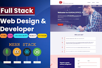 do python, django, react js, next js websites, web apps as mern stack developer