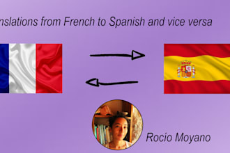 translate any text from french to spanish or vice versa
