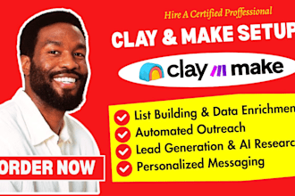 setup clay com workflow apollo io sequence clay com enrichment made com zapier