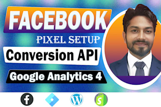 fix setup meta facebook pixel conversion API, ga4 ecommerce tracking ,GTM